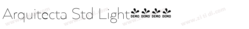 Arquitecta Std Light字体转换